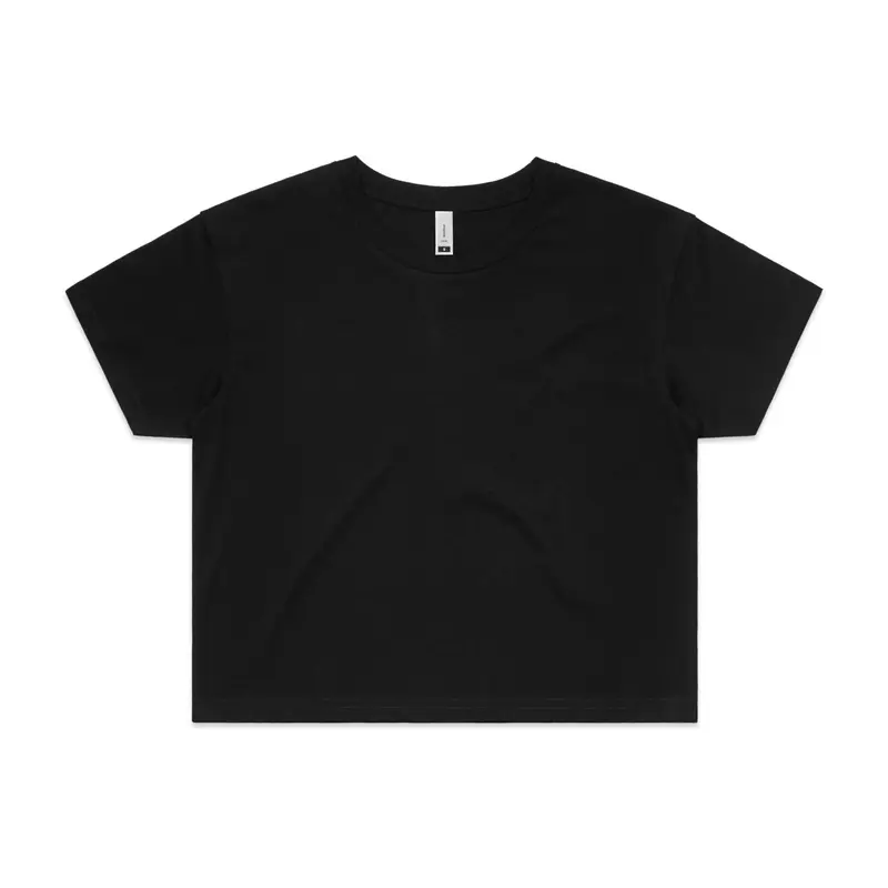 Wo's Crop Tee – T Shirts – available in beige, black, blue, green colours and 5 more