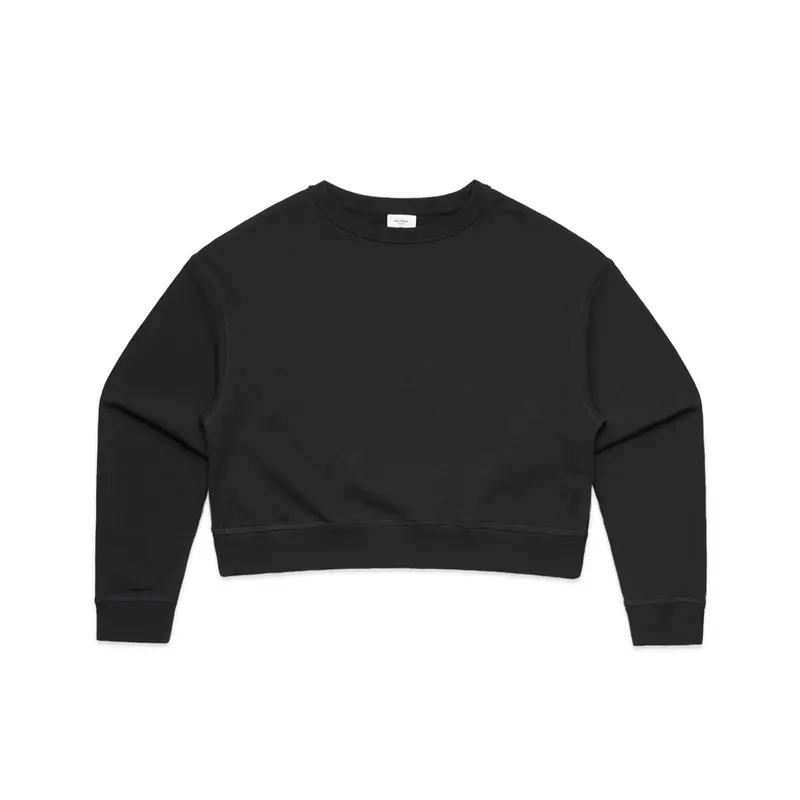 Wo's Crop Crew – Hoodies – available in black, grey, pink colours