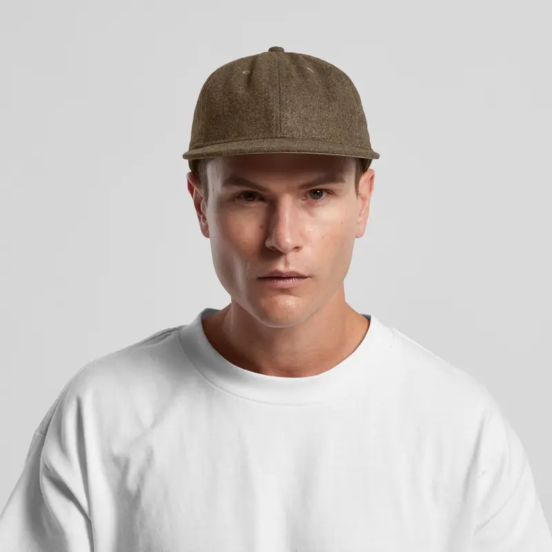 Class Wool Cap – Baseball Caps – available in brown colour