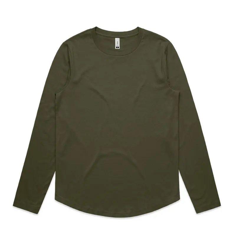 Wo's Curve L/S Tee – T Shirts – available in black, blue, green, grey colours
