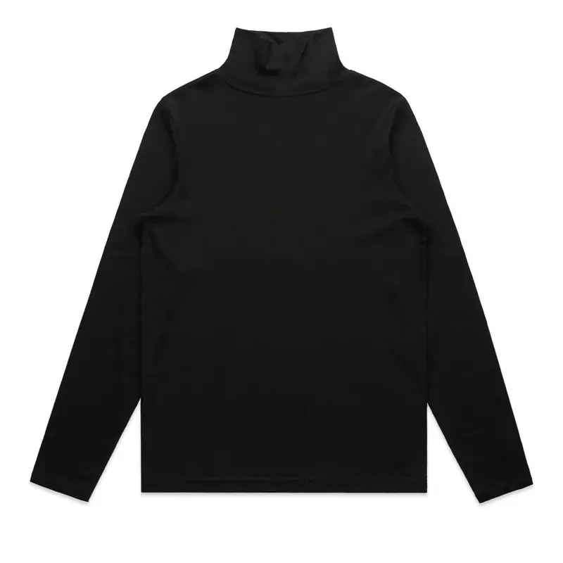 Wo's Turtle Neck – T Shirts – available in black, white colours