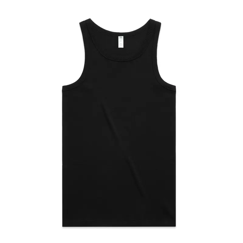 Organic Rib Singlet – Singlets – available in black, white colours