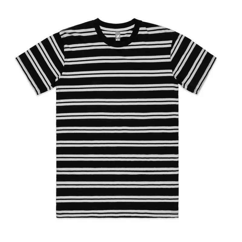 Classic Stripe Tee – T Shirts – available in black, yellow colours
