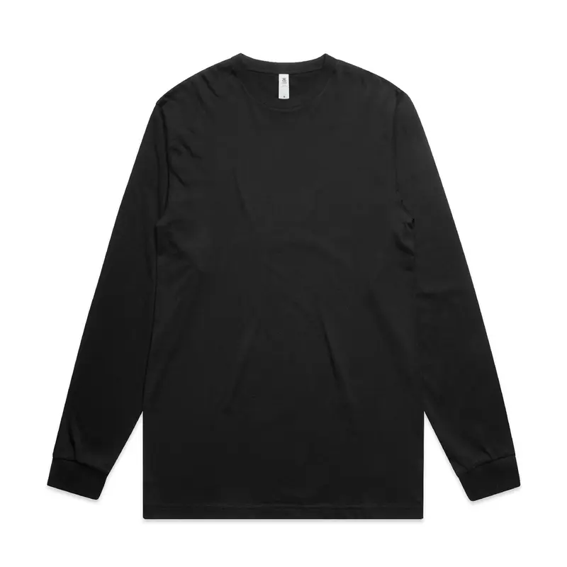 Block L/S Tee – T Shirts – available in beige, black, blue, white colours
