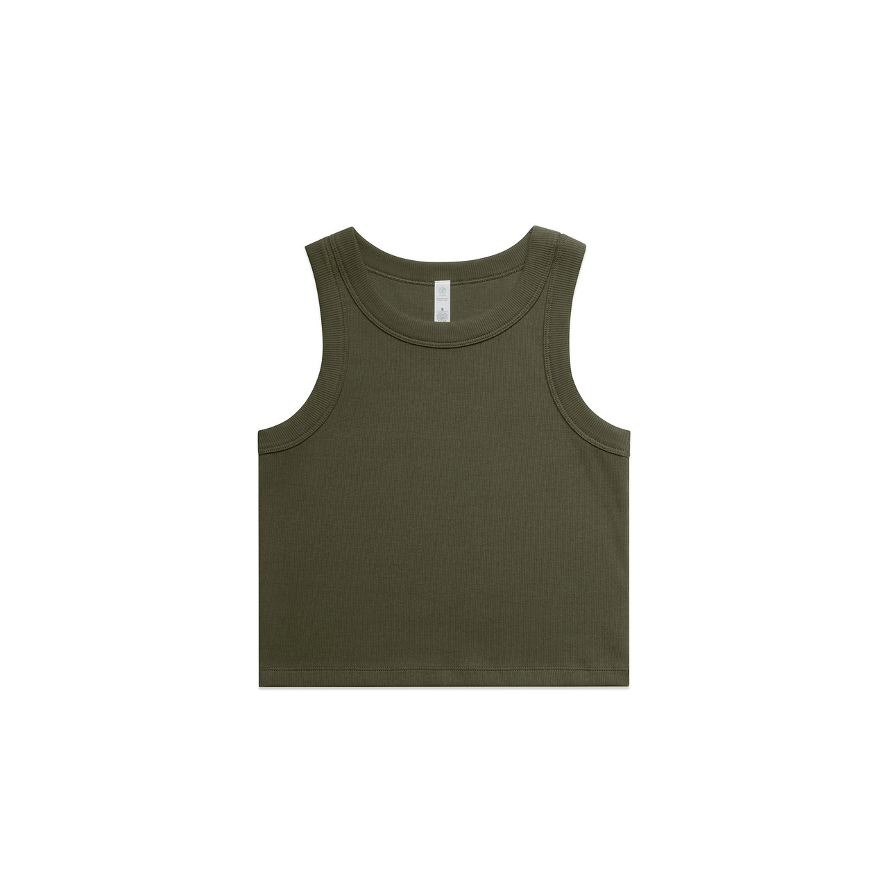 Wo's Organic Rib Crop Tank