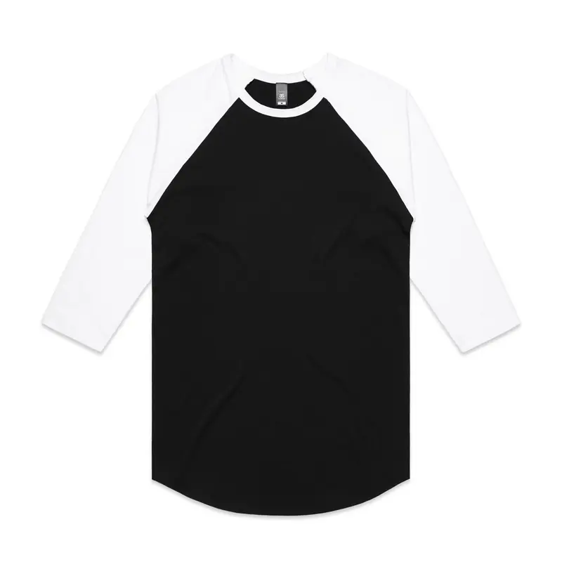 Raglan Tee – T Shirts – available in black, grey, white colours