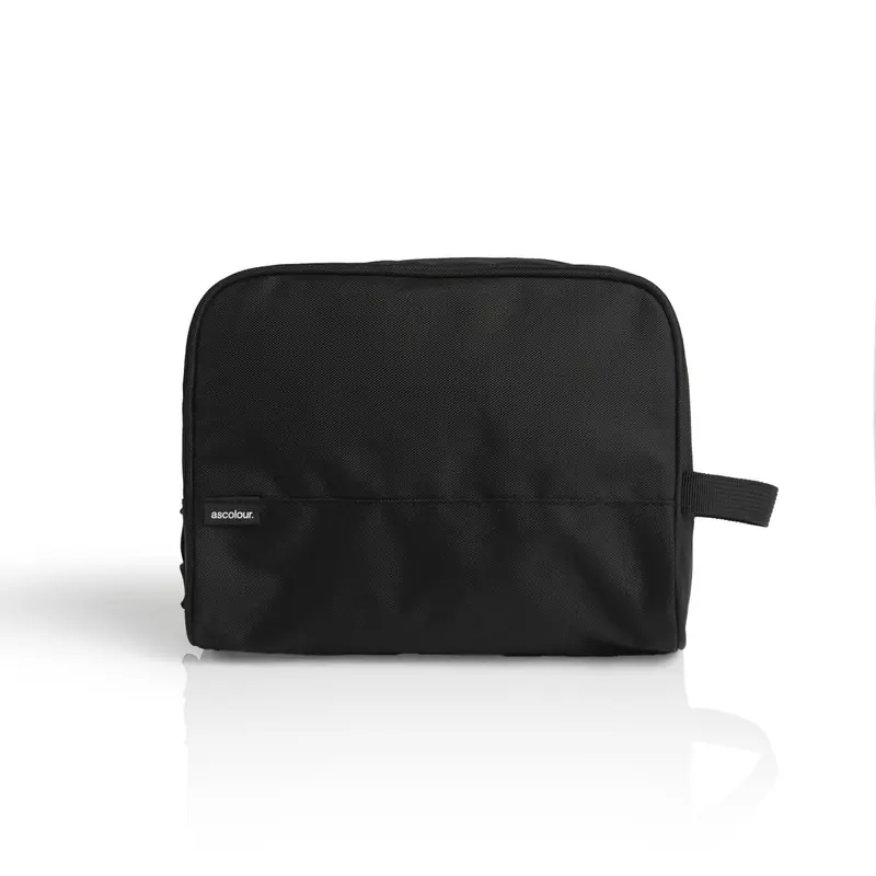 Recycled Toiletry Bag – Misc Bags – available in black colour