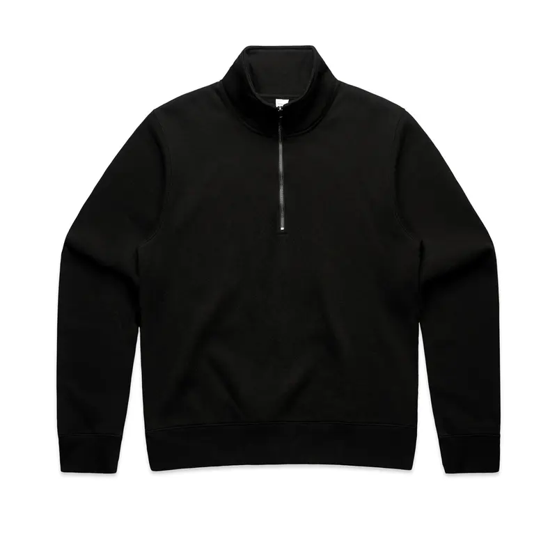 Wo's Stencil Half Zip Crew – Pullovers – available in beige, black, blue, green colours and 1 more