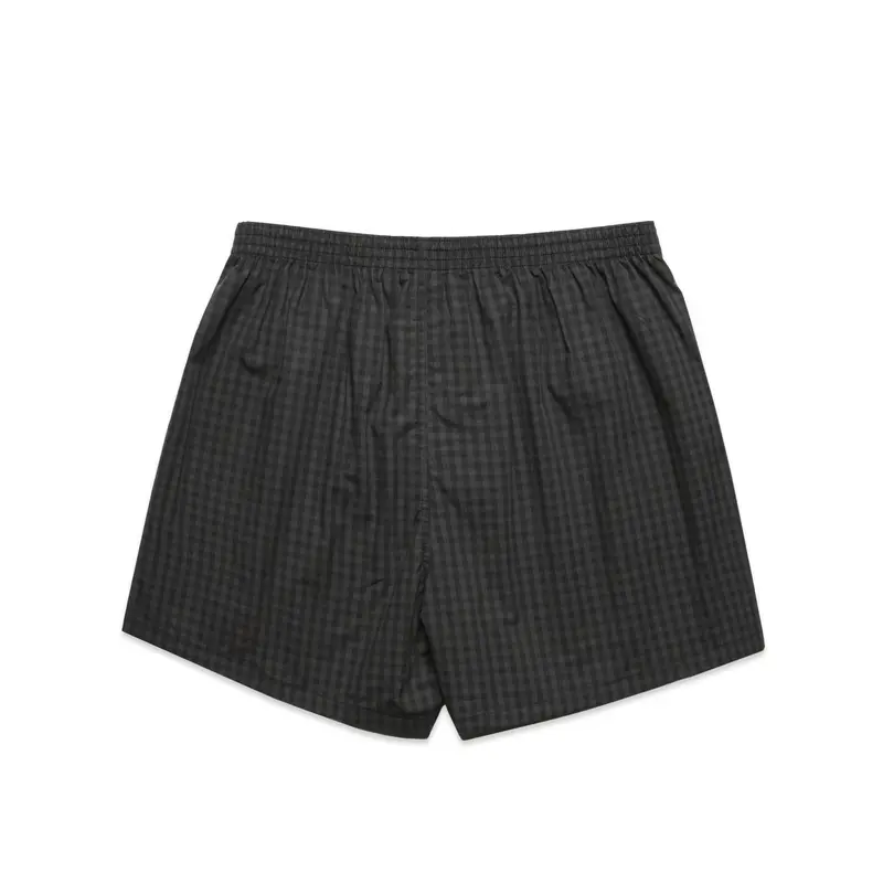 Boxer Check Shorts – Shorts – available in black colour