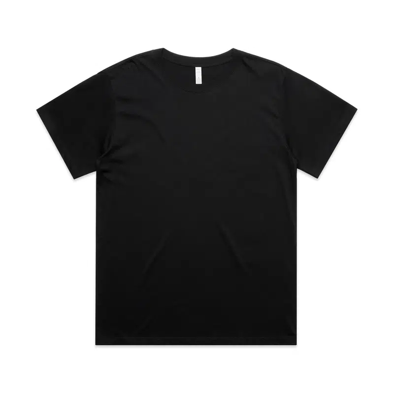 Wo's Martina Boyfriend Tee – T Shirts – available in black colour