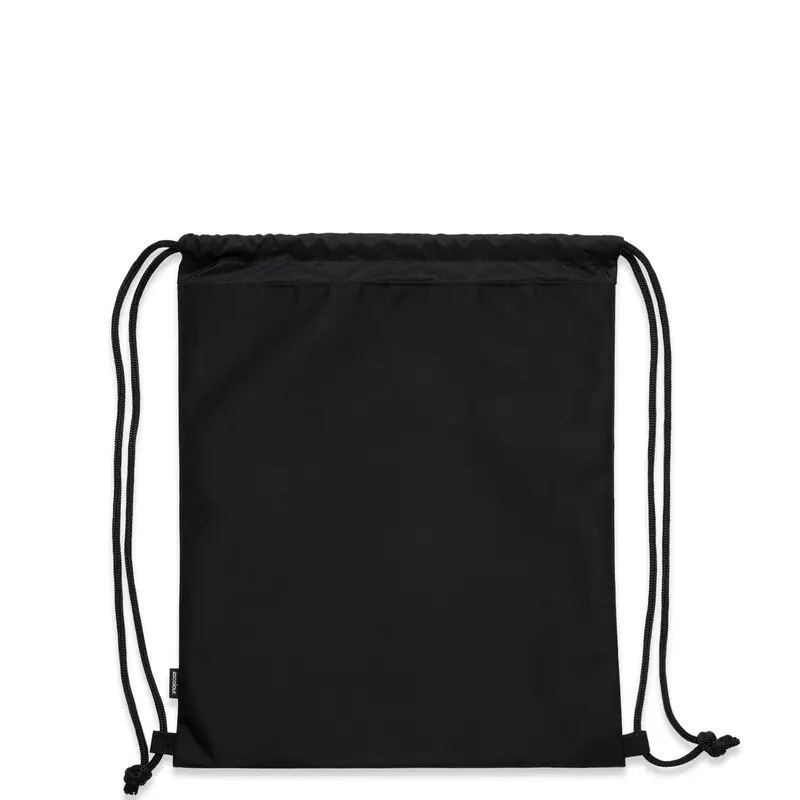Recycled Gear Bag – Drawstring Bags – available in black colour