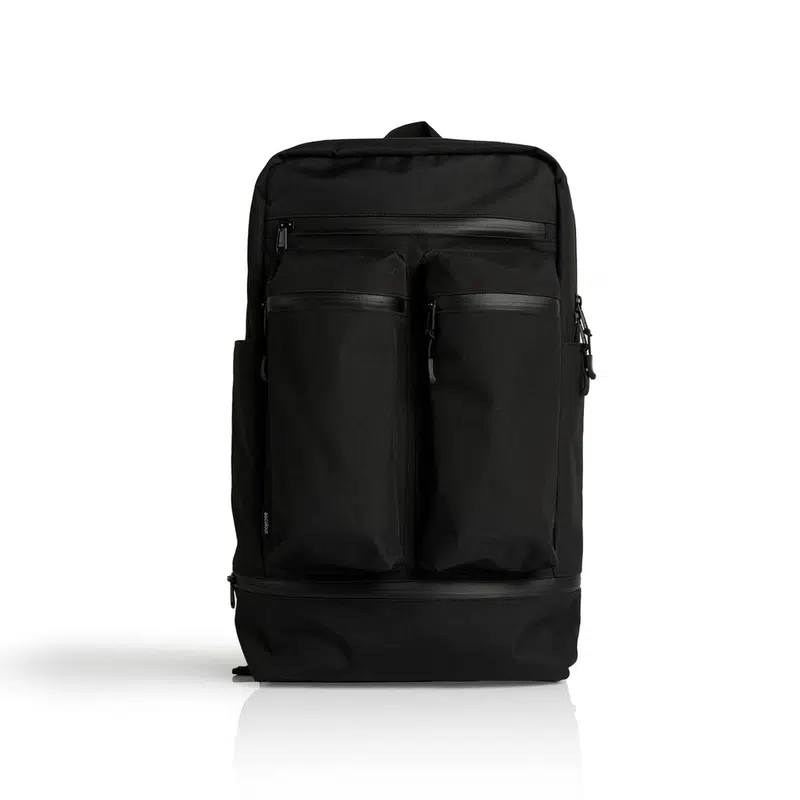 Recycled Travel Backpack – Backpacks – available in black colour