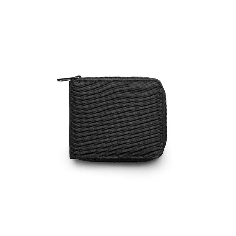 Recycled Zip Wallet – Wallets & Purses – available in black colour