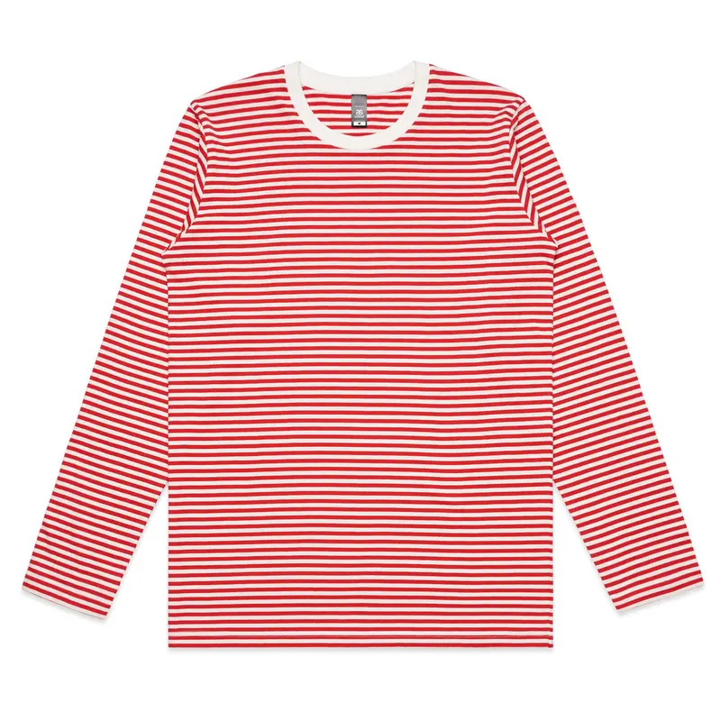 Bowery Stripe L/S Tee – T Shirts – available in beige colour