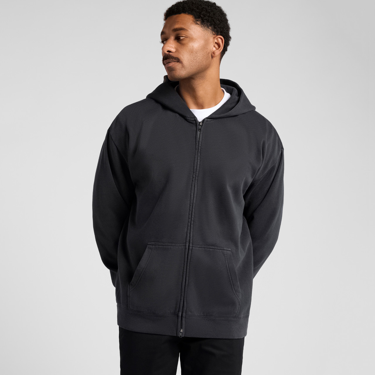 Relax Faded Zip Hood