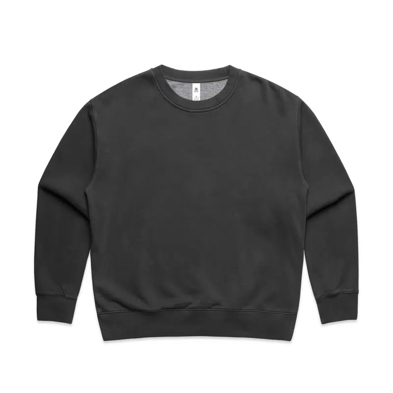 Wo's Relax Faded Crew – Pullovers – available in beige, black, grey colours