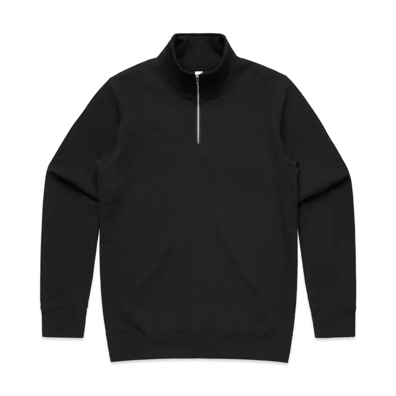 Stencil Half Zip Crew – Pullovers – available in beige, black, blue, brown colours and 3 more