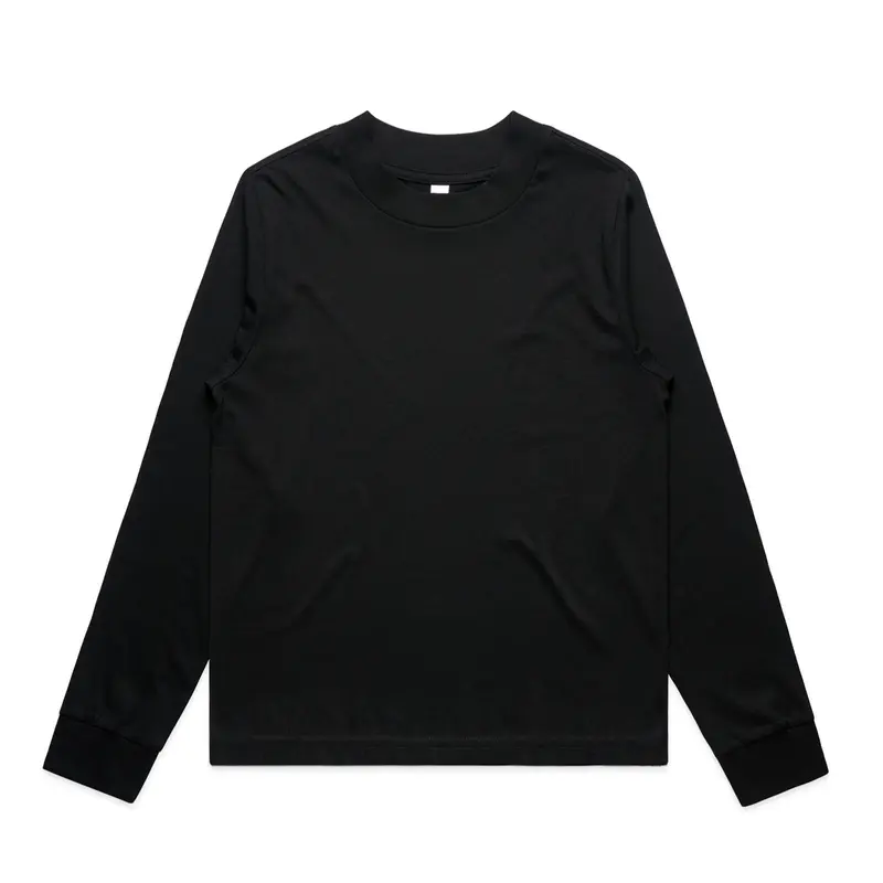 Wo's Mock L/s Tee – T Shirts – available in black, purple colours