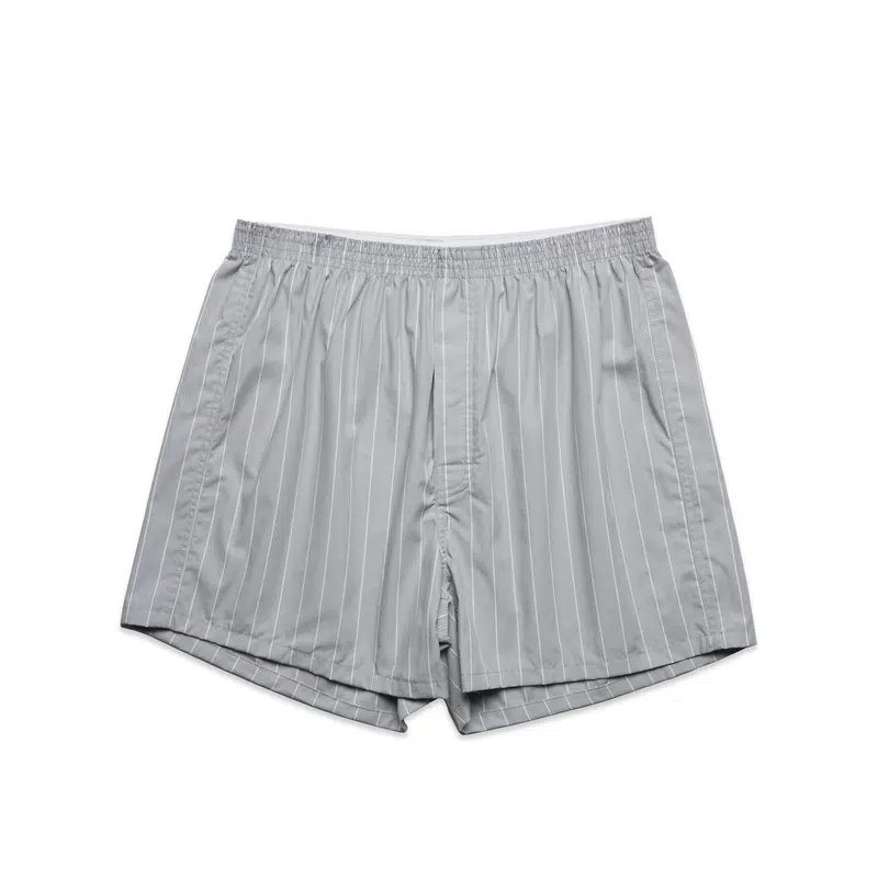 Boxer Fine Stripe Shorts – Shorts – available in grey colour