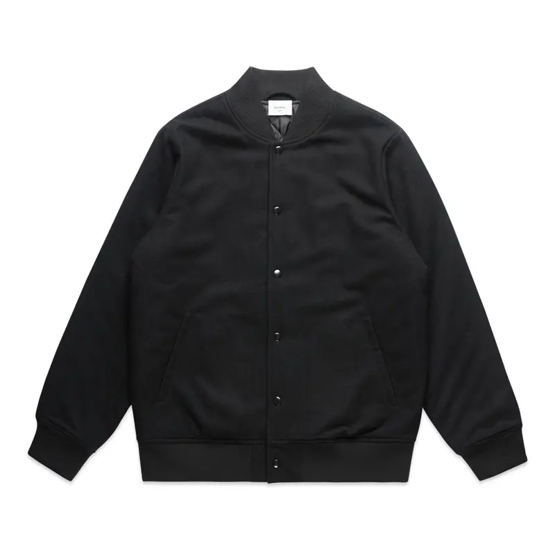 Felt Bomber Jacket – Jackets – available in black colour