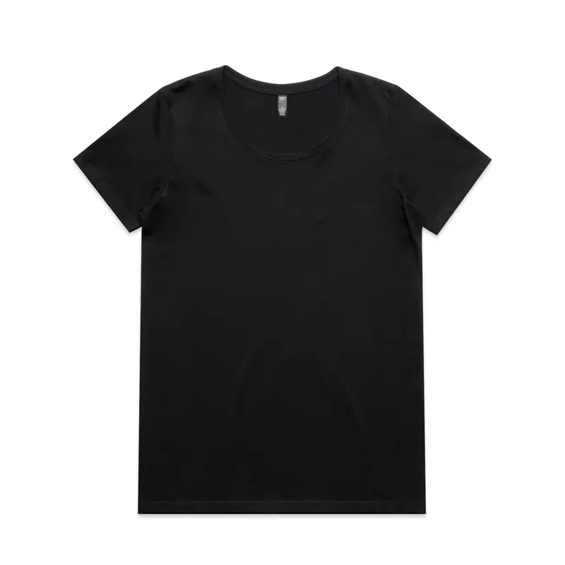 Wo's Maple Scoop Tee – T Shirts – available in black, white colours