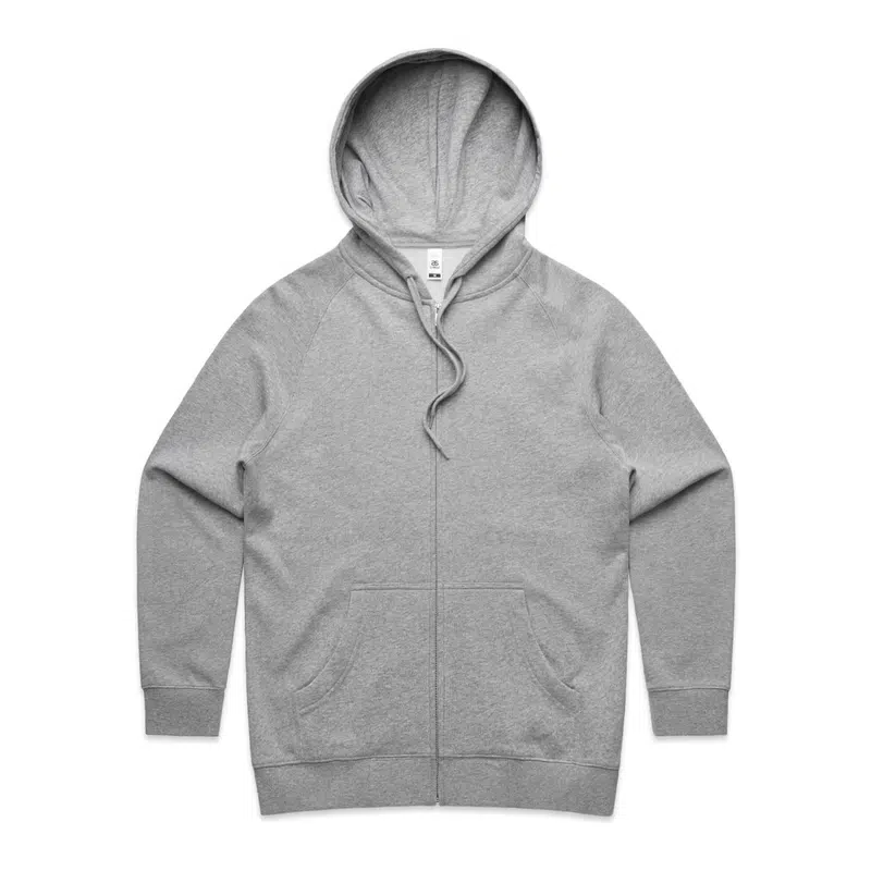 Wo's Official Zip Hood – Hoodies – available in grey colour