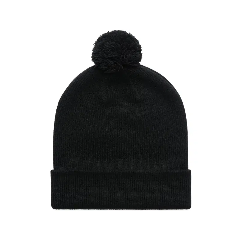 Pom Pom Beanie – Beanies – available in beige, black, grey colours