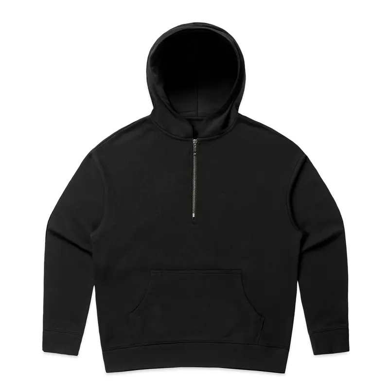 Wo's Relax Half Zip Hood – Hoodies – available in black colour