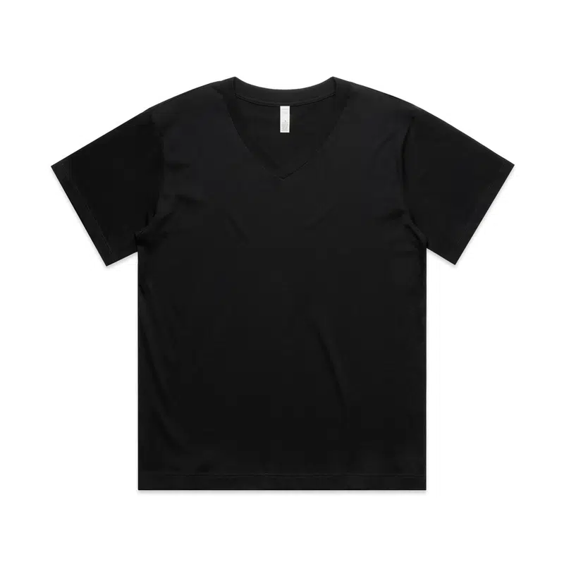Wo's Martina V Neck Tee – T Shirts – available in black, white colours