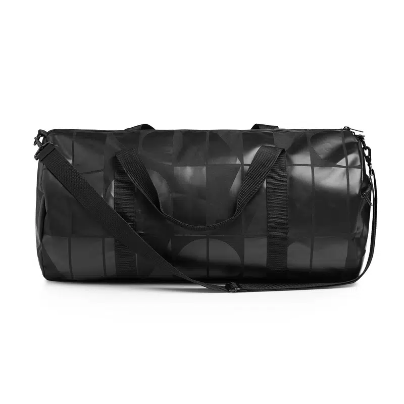 Area Pattern Duffel Bag – Duffle/Sports Bags – available in black colour