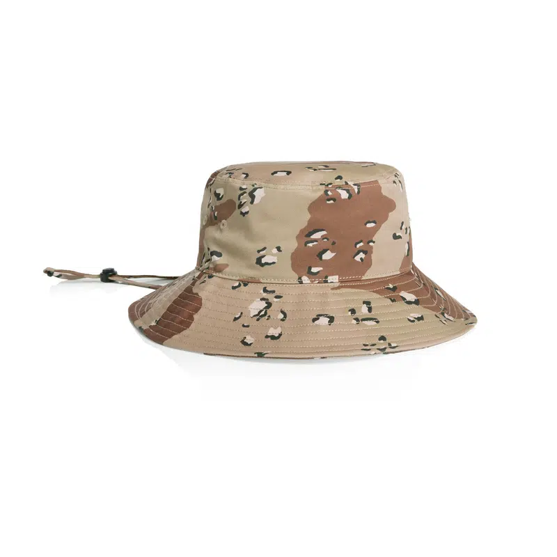 Wide Brim Camo Bucket Hat – Bucket & Sun Hats – available in brown, green colours