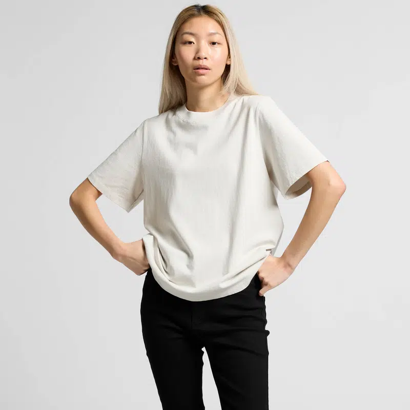 Wo's Heavy Faded Tee – T Shirts – available in beige, black, blue, grey colours and 1 more
