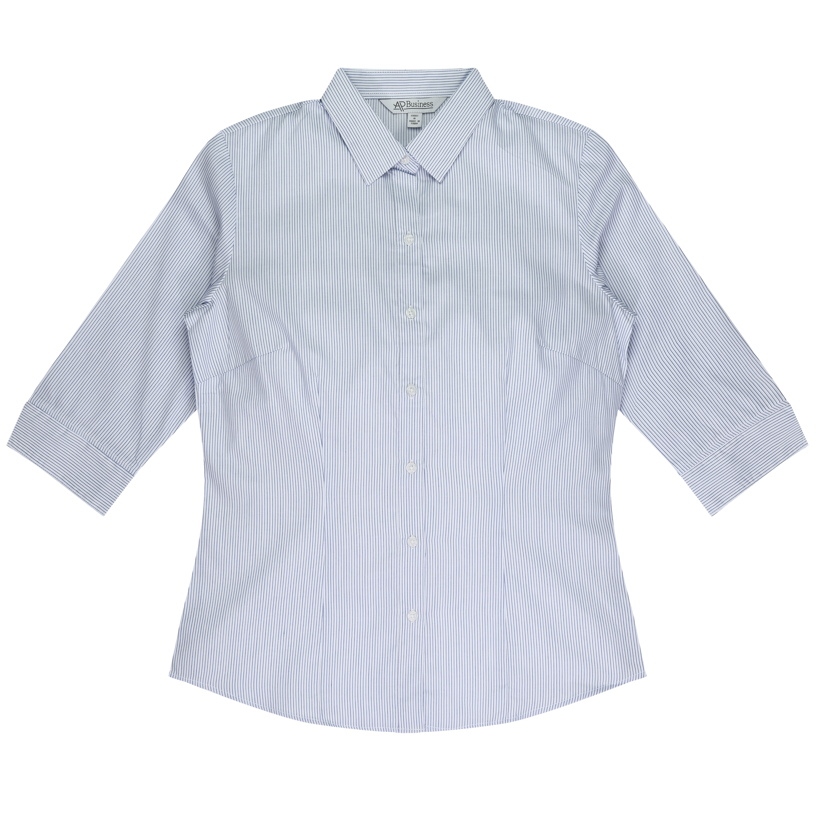 Henley Lady Shirt 3/4 Sleeve Runout