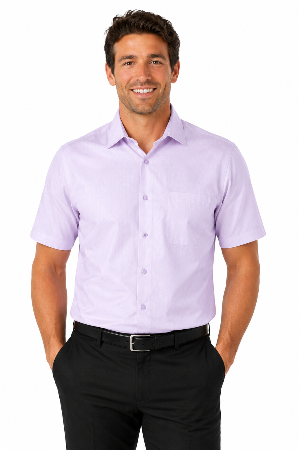 Belair Mens Shirt Short Sleeve Runout