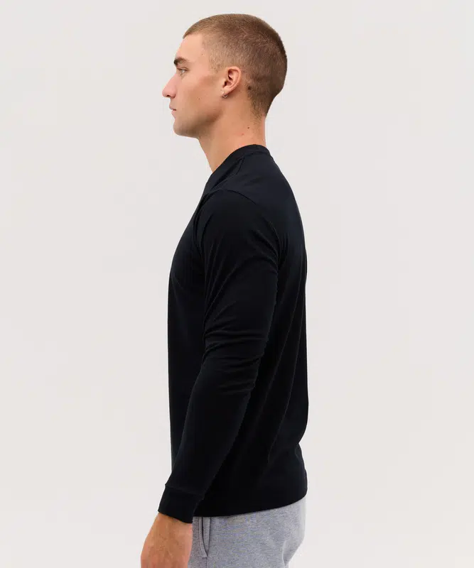 Essential Long Sleeve Tee – T Shirts – available in black, white colours