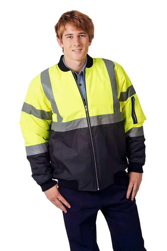 Hi Vis Day/ Night Flying Jacket, waterproof – Jackets – available in orange, yellow colours