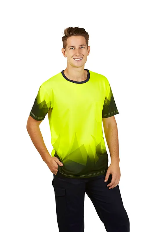 Hi Vis Sublimation T-shirt – T Shirts – available in orange, yellow colours
