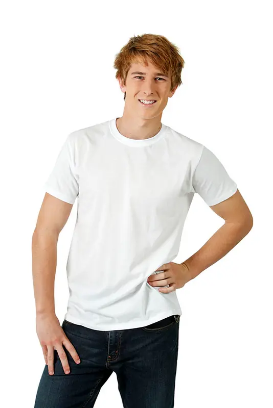 Eurostyle Soft-feel Slim Fit T-shirt (White) – T Shirts – available in beige, black, blue, brown colours and 4 more