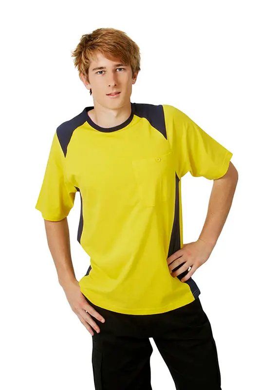 100% Cotton Hi Vis T-Shirt – T Shirts – available in orange, yellow colours