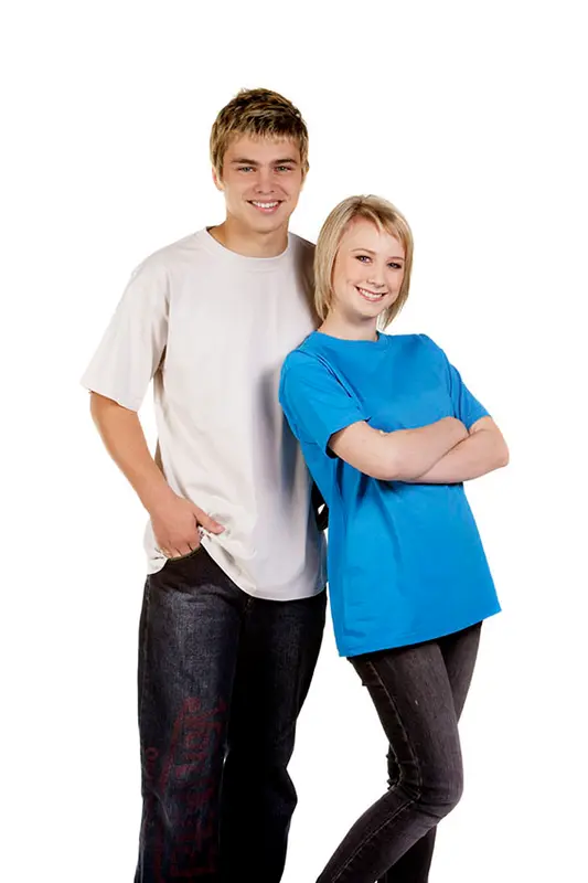 Premium Pre-shrunk Cotton T-shirt, Adults (White) – T Shirts – available in beige, black, blue, brown colours and 10 more