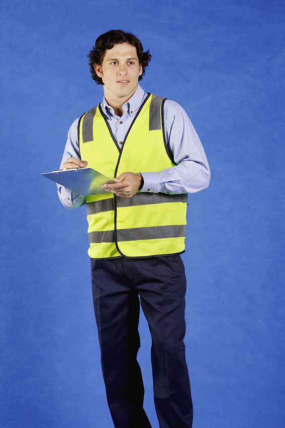 Hi-Vis D/N Safety Vest, H pattern reflective tape