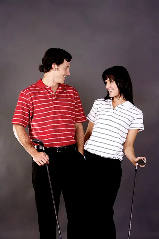 Striped Cotton Pique Polo, Adults – Polo Shirts – available in blue, red, white colours