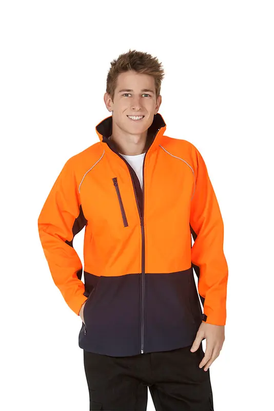 Hi Vis Soft Shell Jackets,day use – Jackets – available in orange, yellow colours