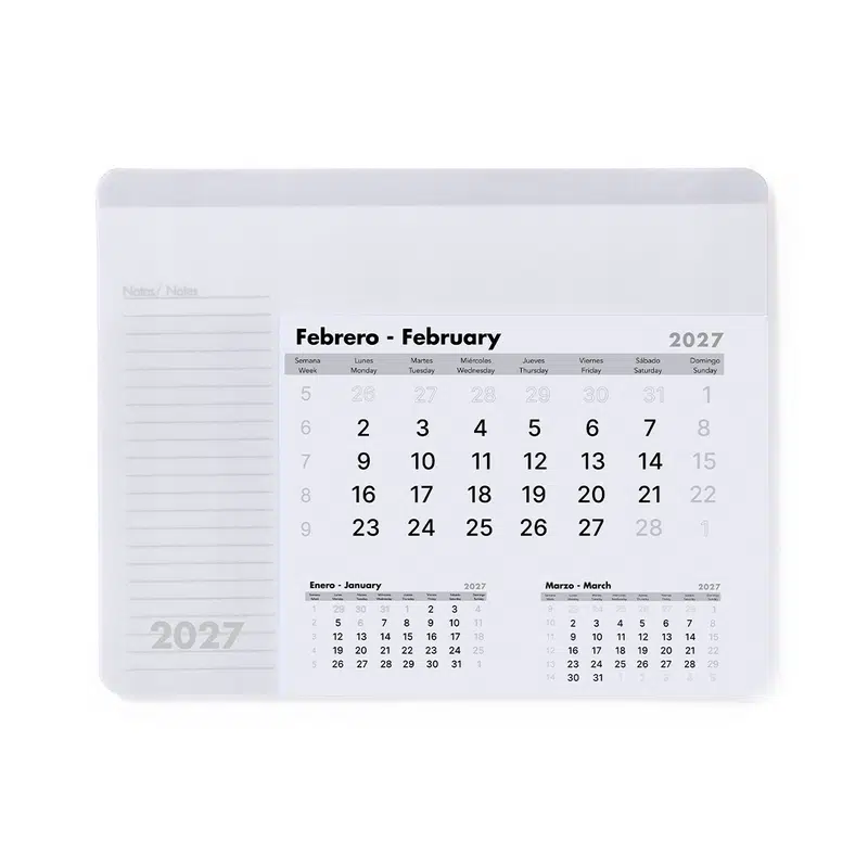 Mousepad Calendar Rendux