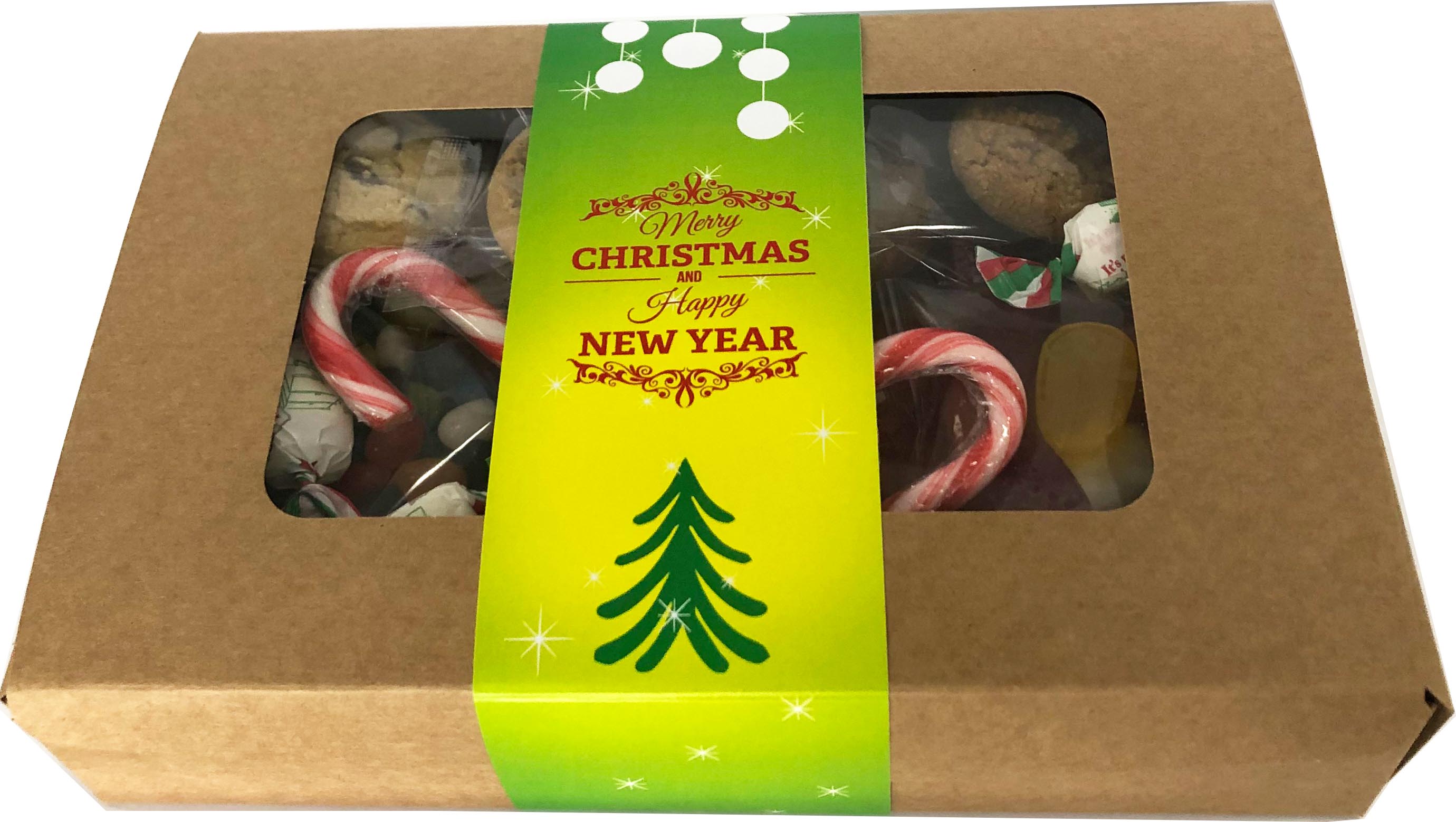 Xmas Kraft Gift Box – Lollies – Confectionery Corner – photo 1 of 4