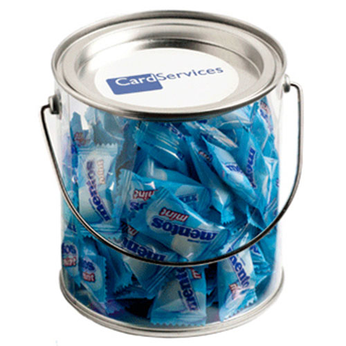 Big PVC Bucket with Mentos 350g – Mints