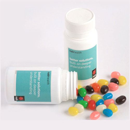 Pill Jar with Mini Jelly Beans 120g