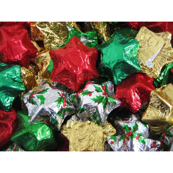 Bulk Christmas Chocolate Stars – Chocolates