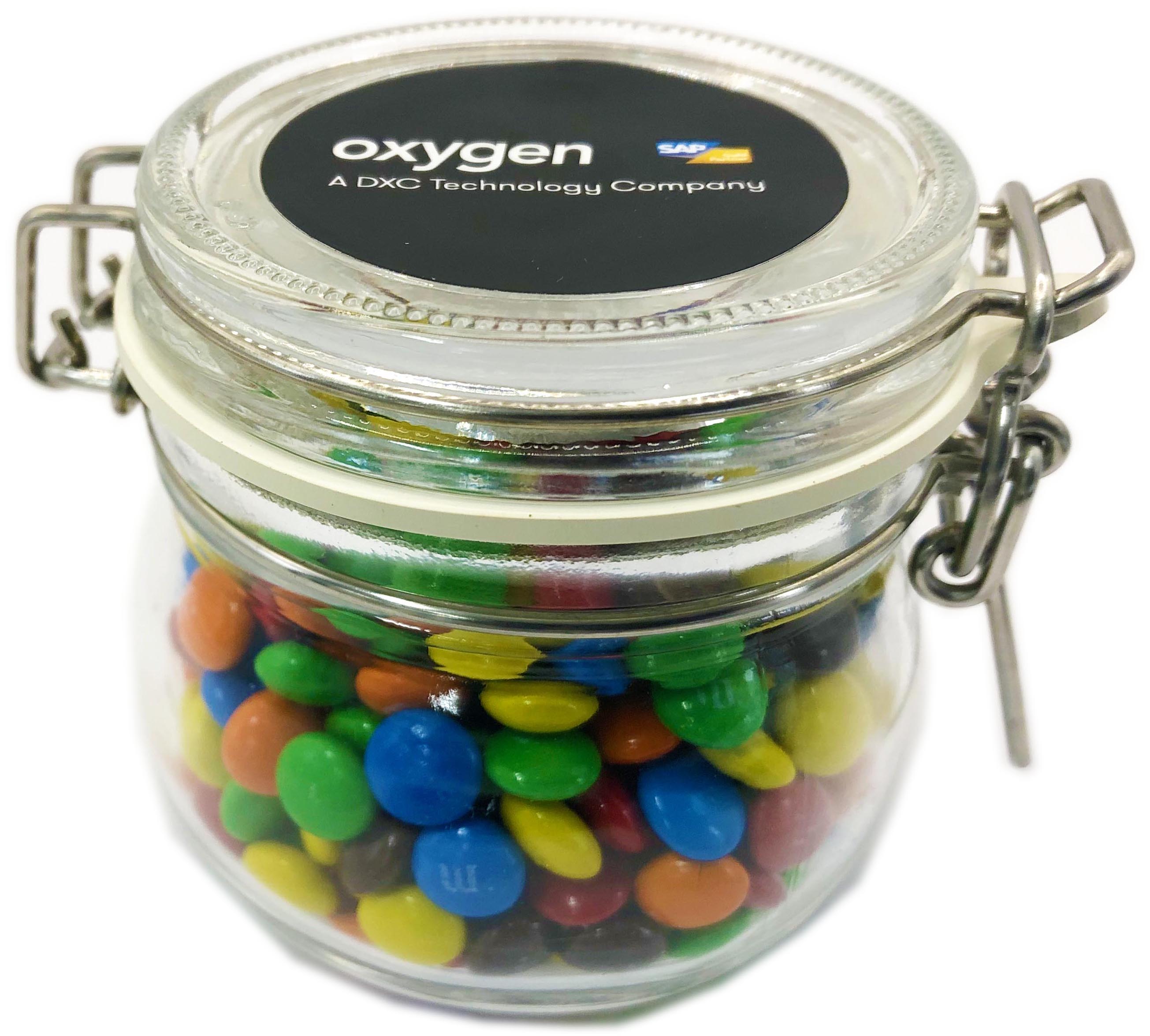 Small Canister with Mini M&Ms 130g – Lollies – Confectionery Corner