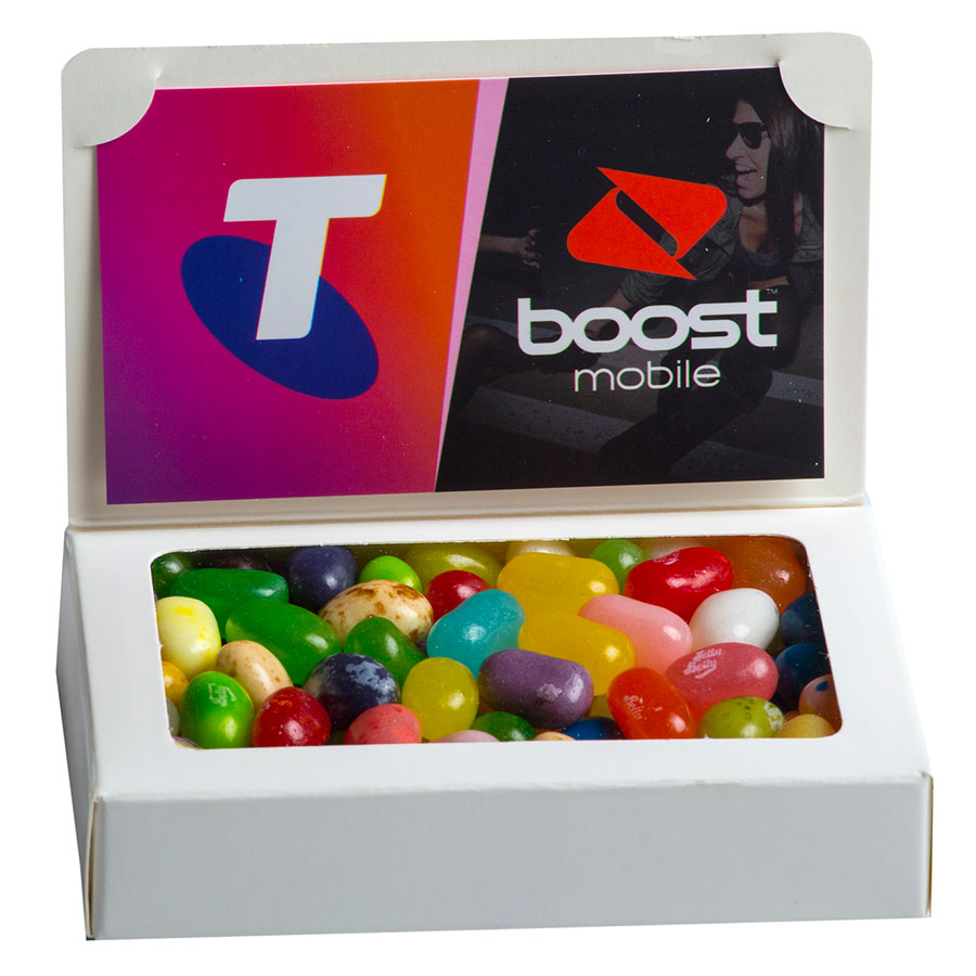 Bizcard Box with JELLY BELLY Jelly Beans 50g – Lollies – Confectionery Corner – photo 1 of 2